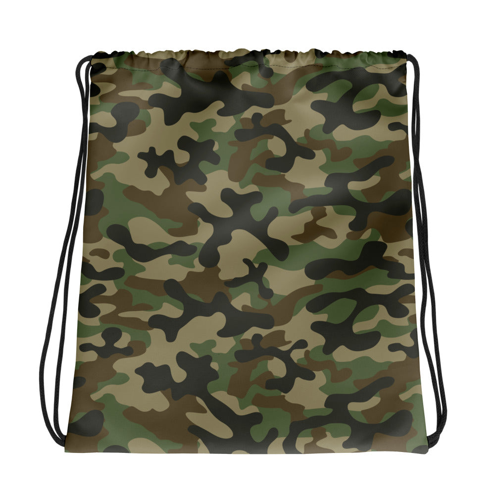 Drawstring Bag | Military Brown Camouflage