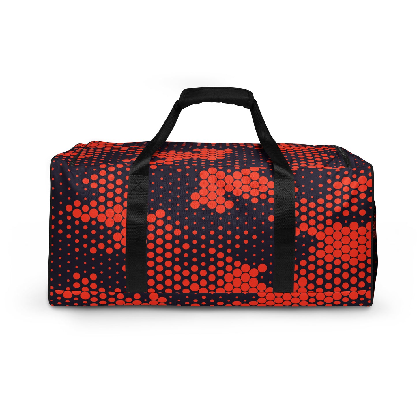 Camo Duffle Bag | Orange & Blue Digital Camouflage