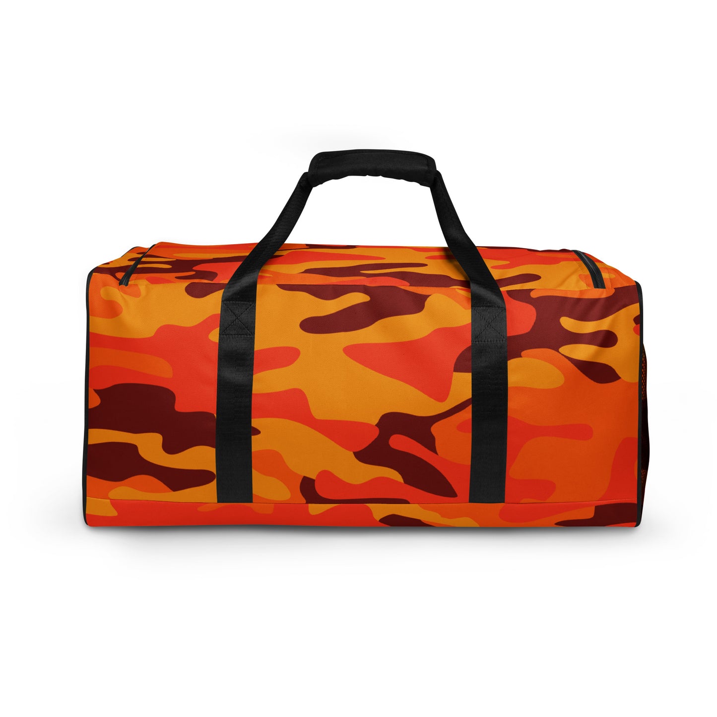 Camo Duffle Bag | Orange & Red Camouflage