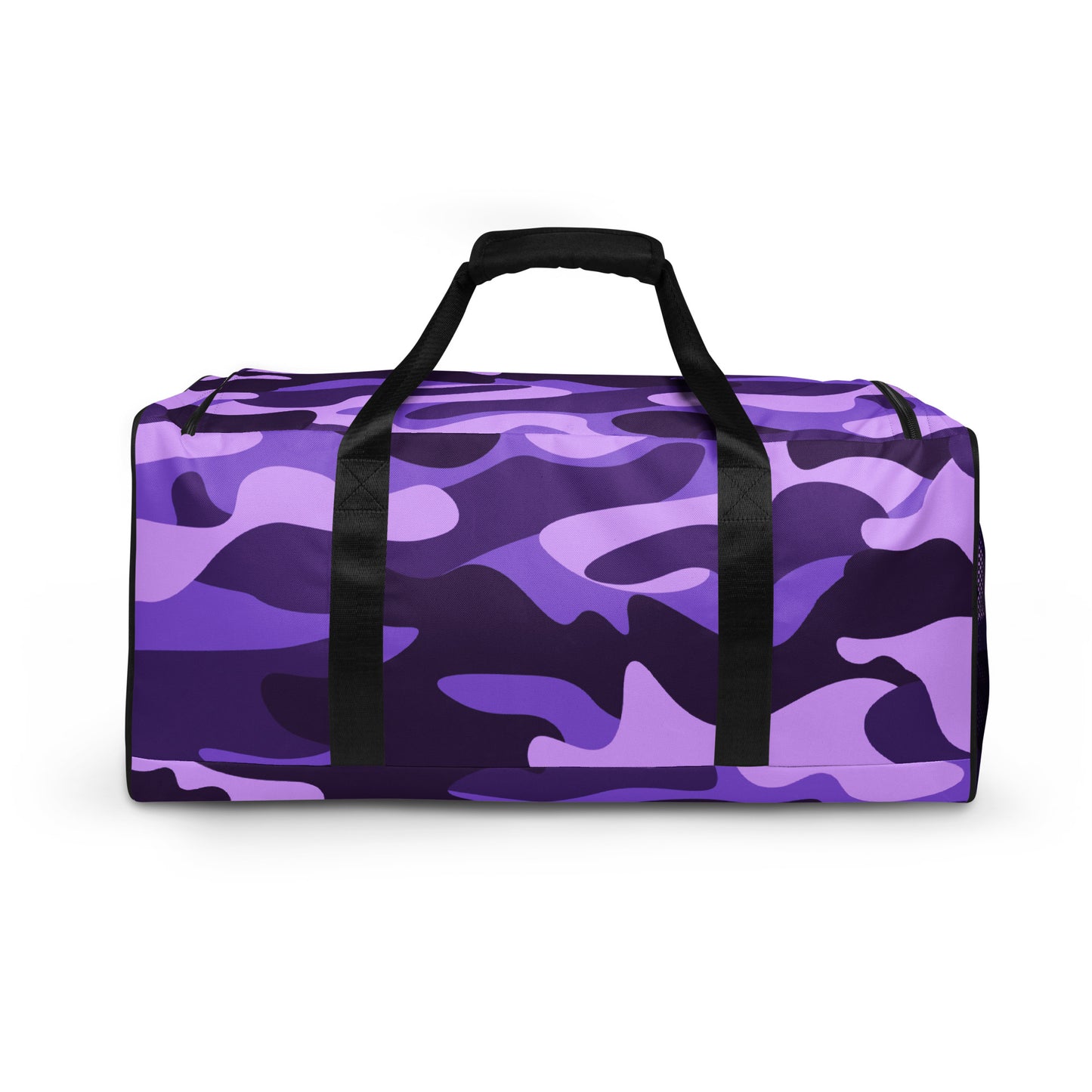 Camo Duffle Bag | Purple, Blue & Mauve Camouflage