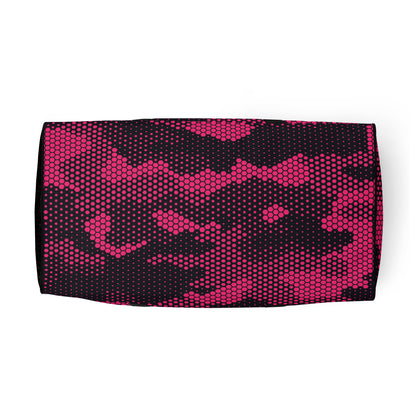 Camo Duffle Bag | Pink Digital Dotted Camouflage