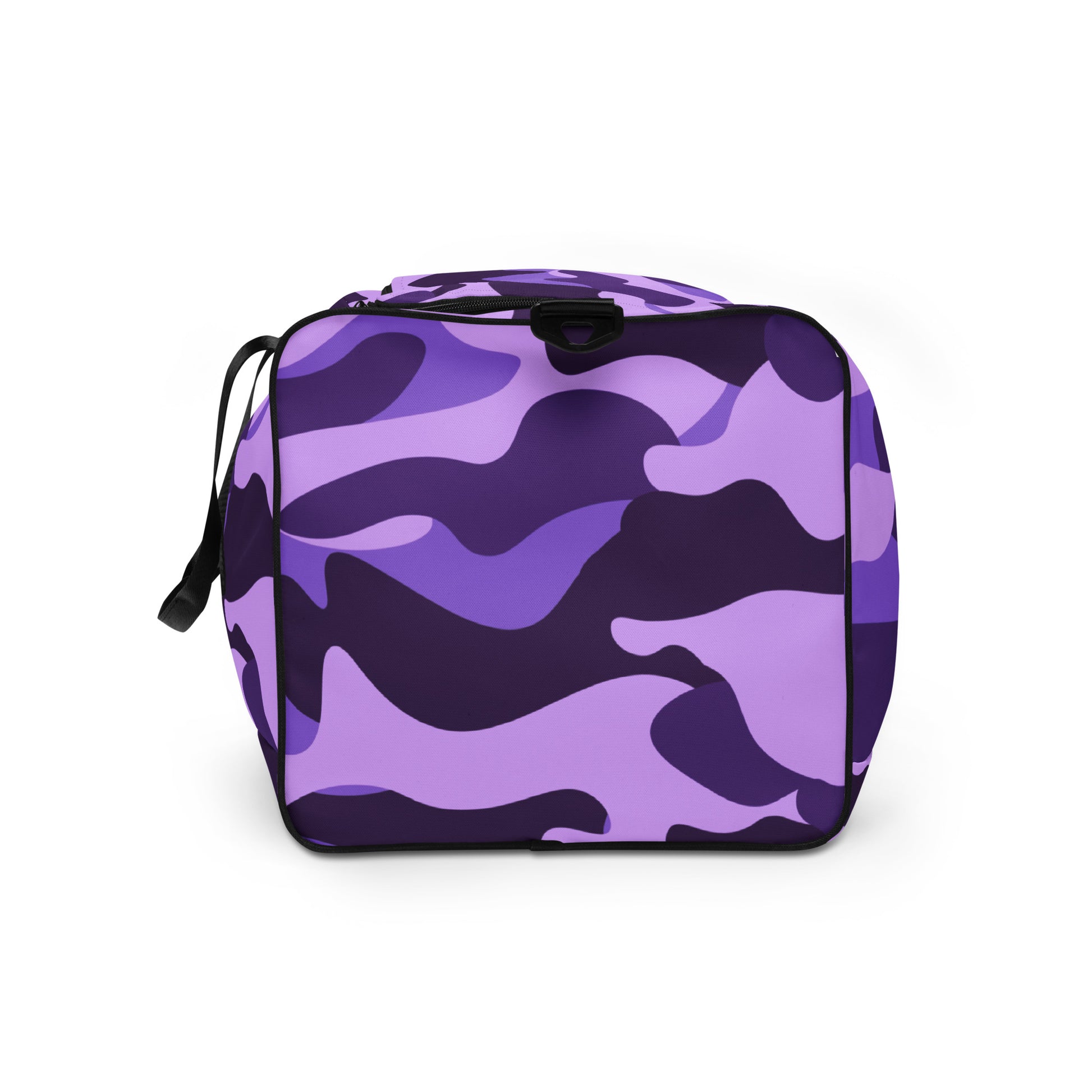 Camo Duffle Bag | Purple, Blue & Mauve Camouflage