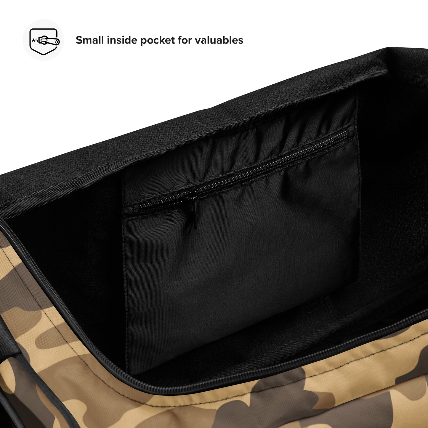 Camo Duffle Bag | Khaki Camouflage