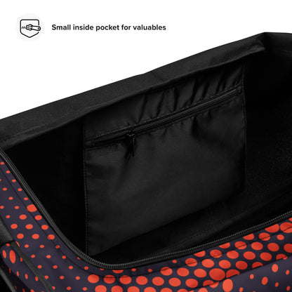 Camo Duffle Bag | Orange & Blue Digital Camouflage