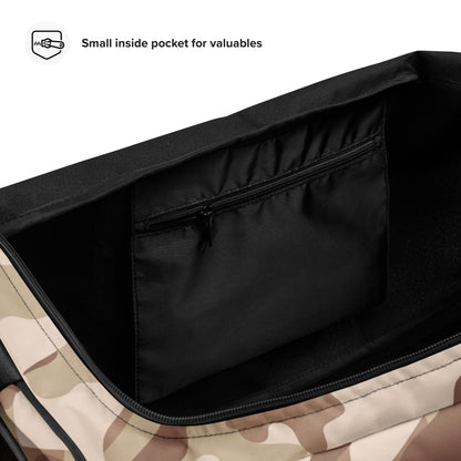 Camo Duffle Bag | Brown Desert Camouflage