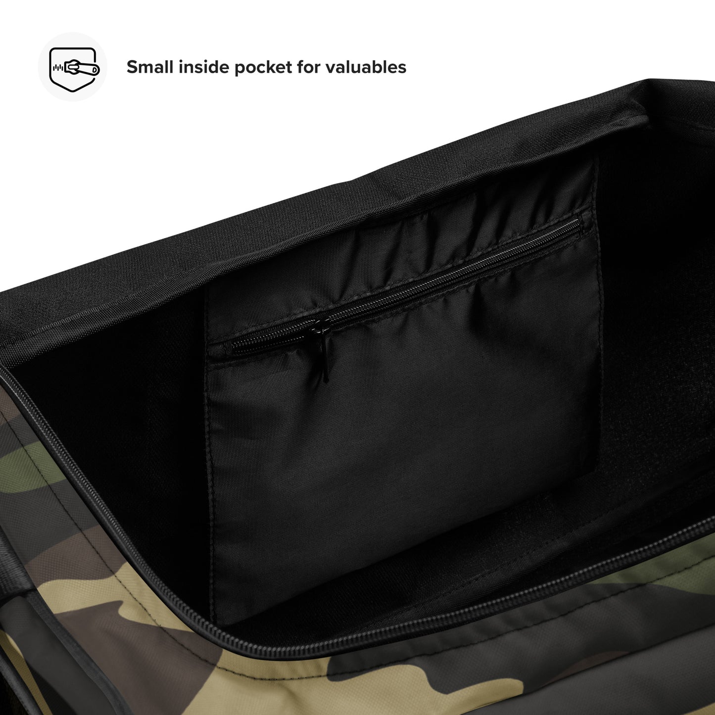 Camo Duffle Bag | Classic Green Camouflage