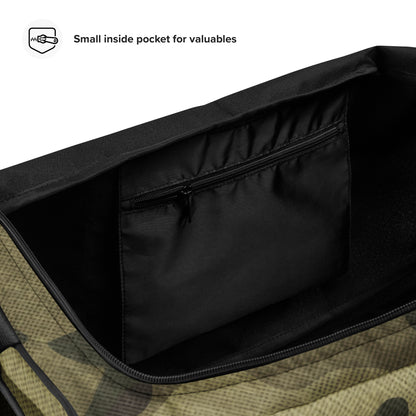 Camo Duffle Bag | Green Fabric Camouflage