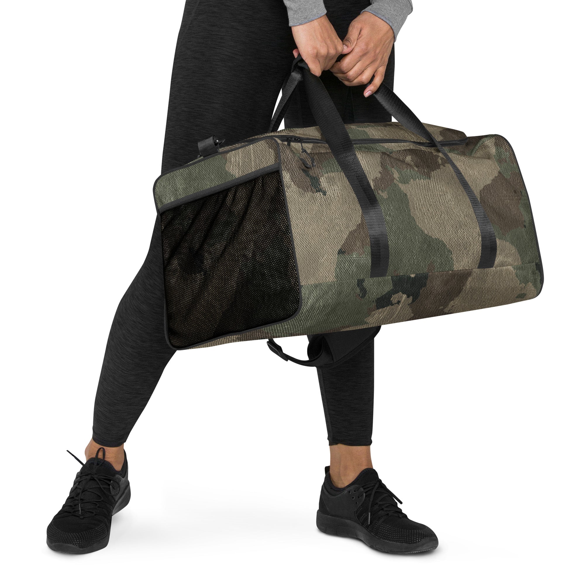 Camo Duffle Bag | Dirty Old Brown Camouflage