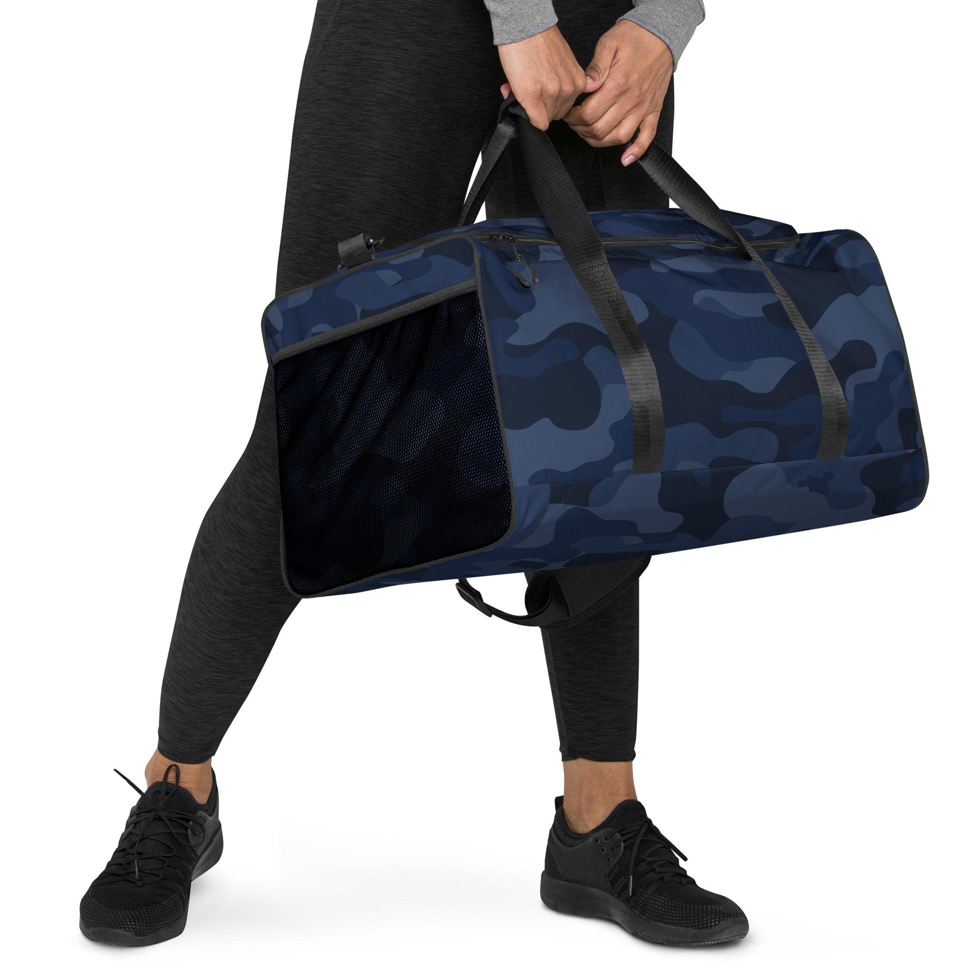 Camo Duffle Bag | Deep Blue Camouflage