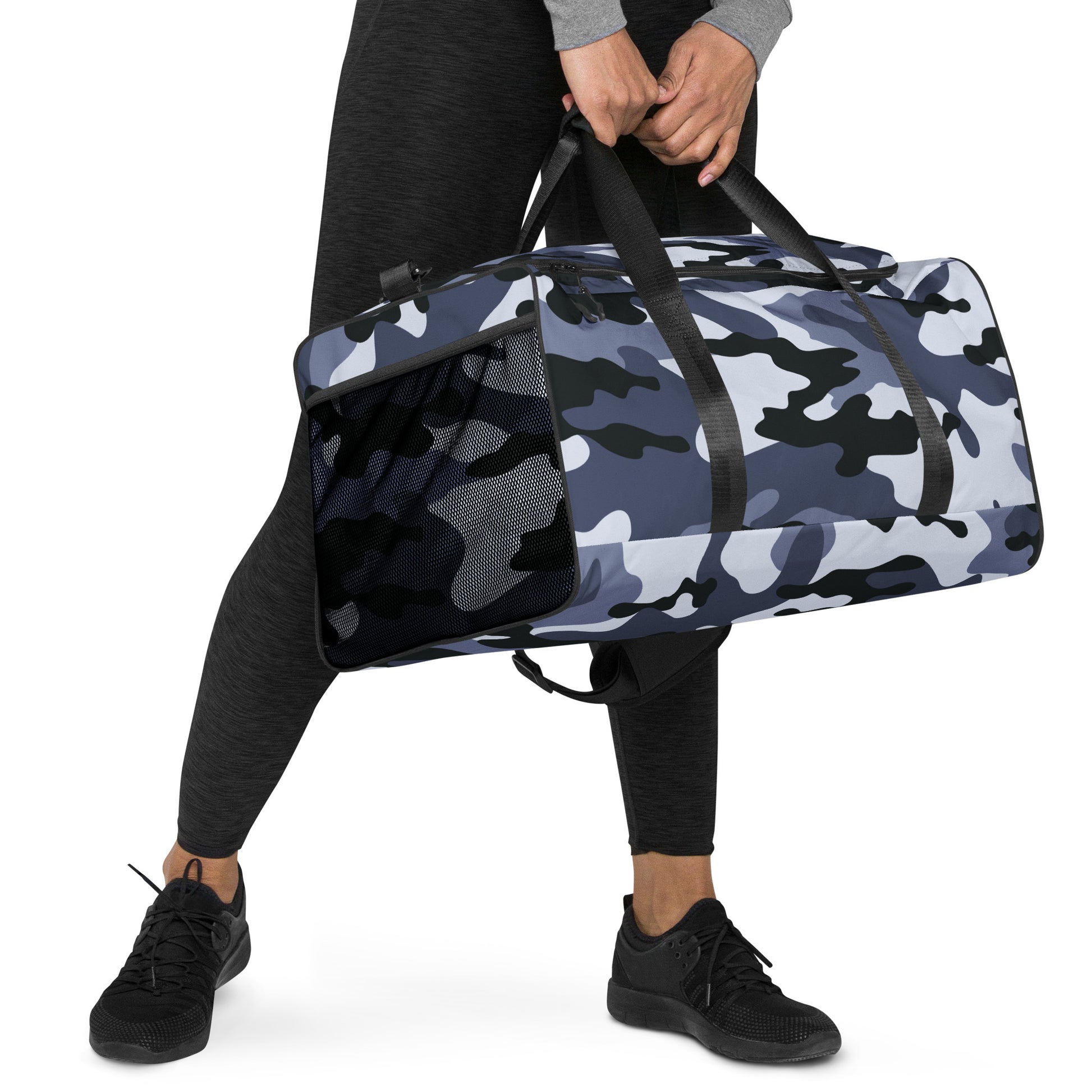 Camo Duffle Bag | Light Blue Camouflage