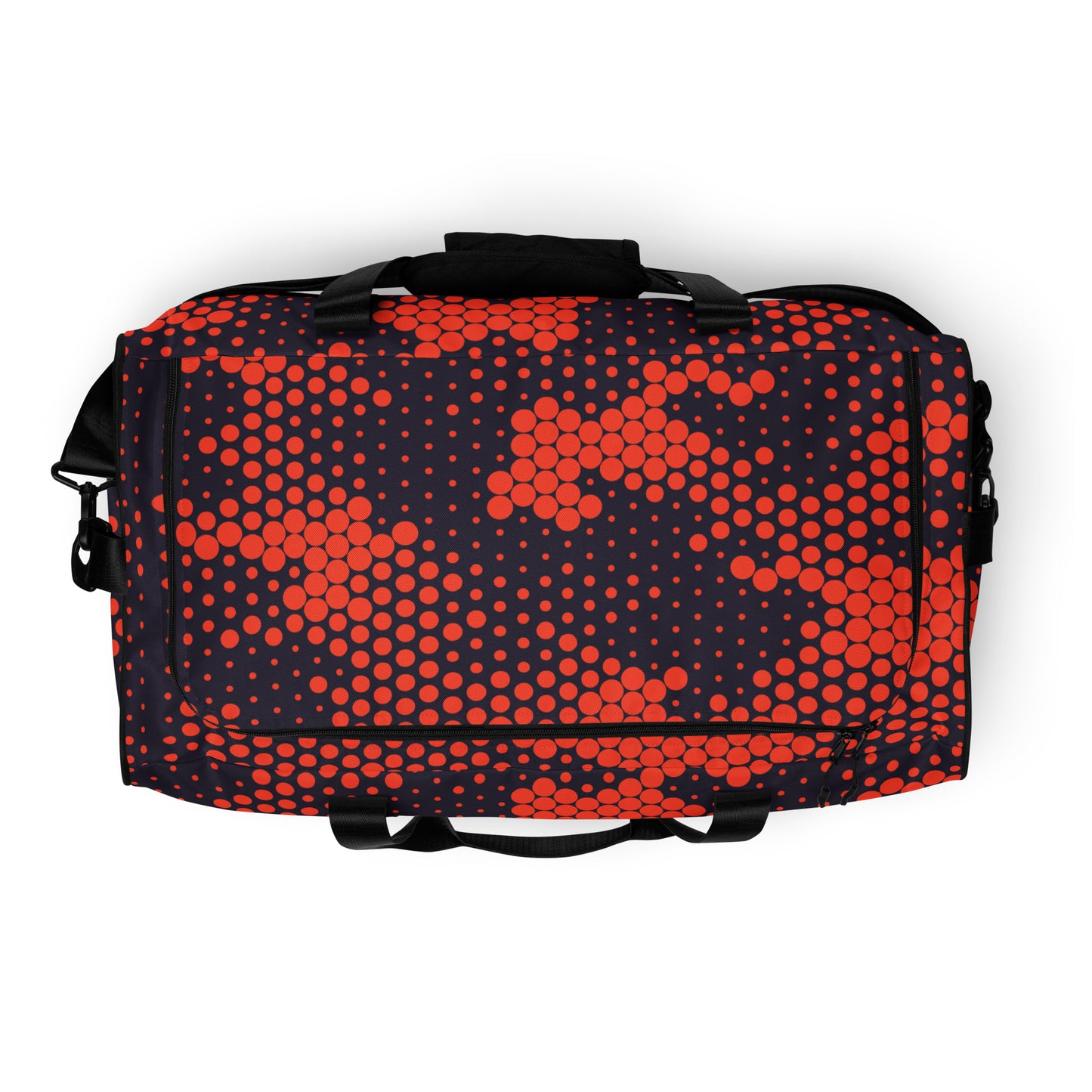 Camo Duffle Bag | Orange & Blue Digital Camouflage