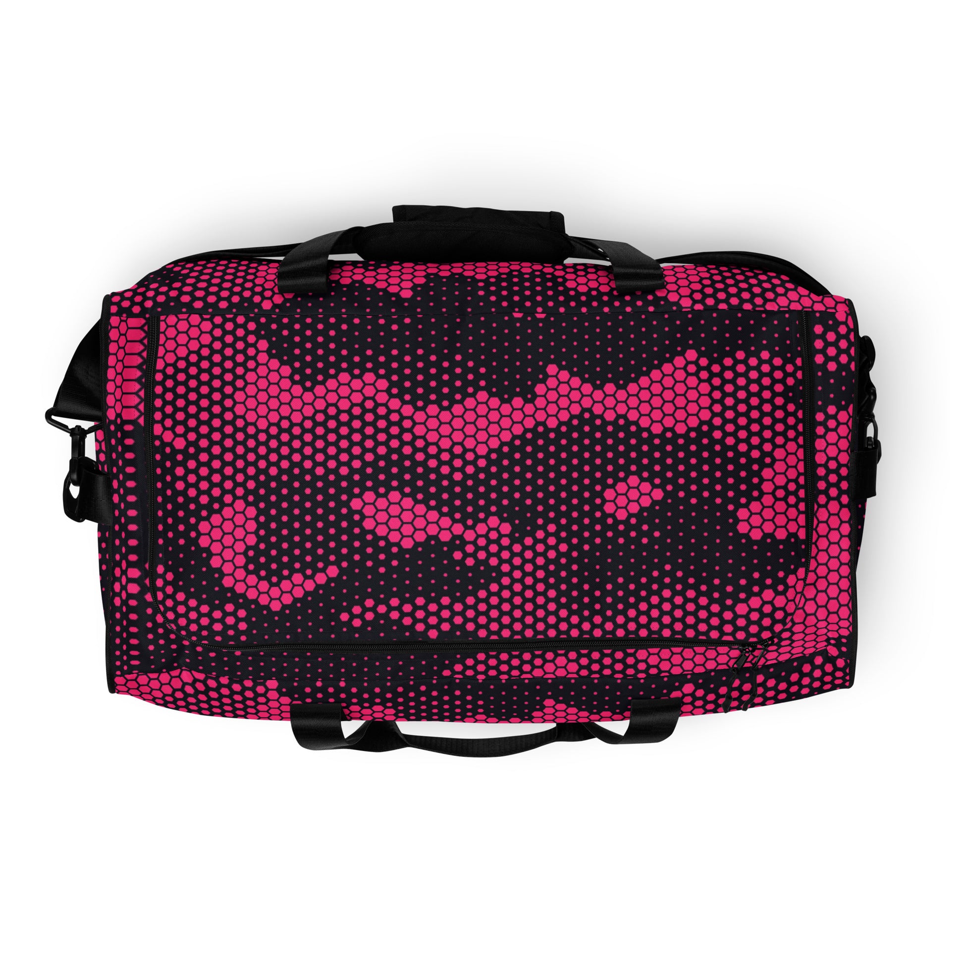 Camo Duffle Bag | Pink Digital Dotted Camouflage