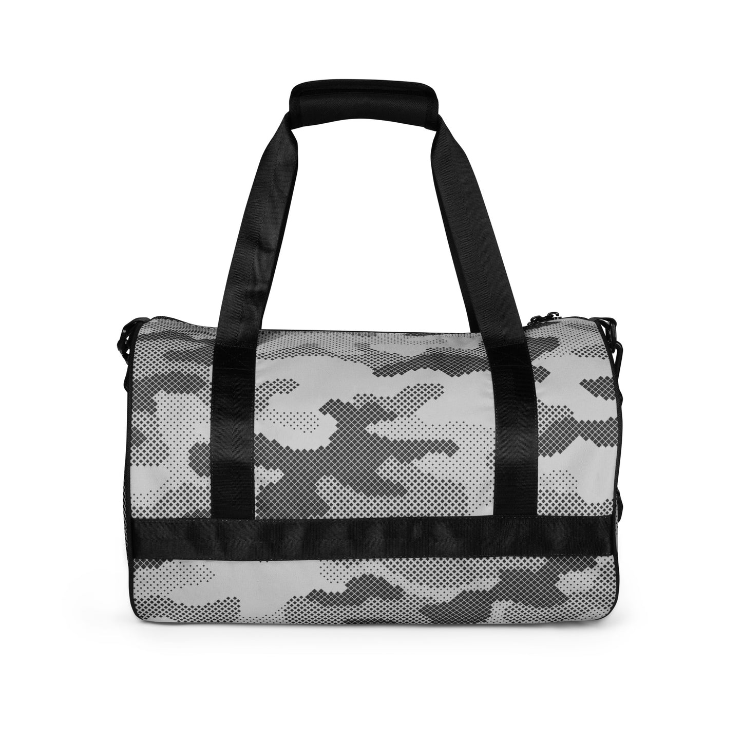 Camo Gym Bag | Black & White Digital Camouflage