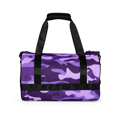 Camo Gym Bag | Purple, Blue & Mauve Camouflage