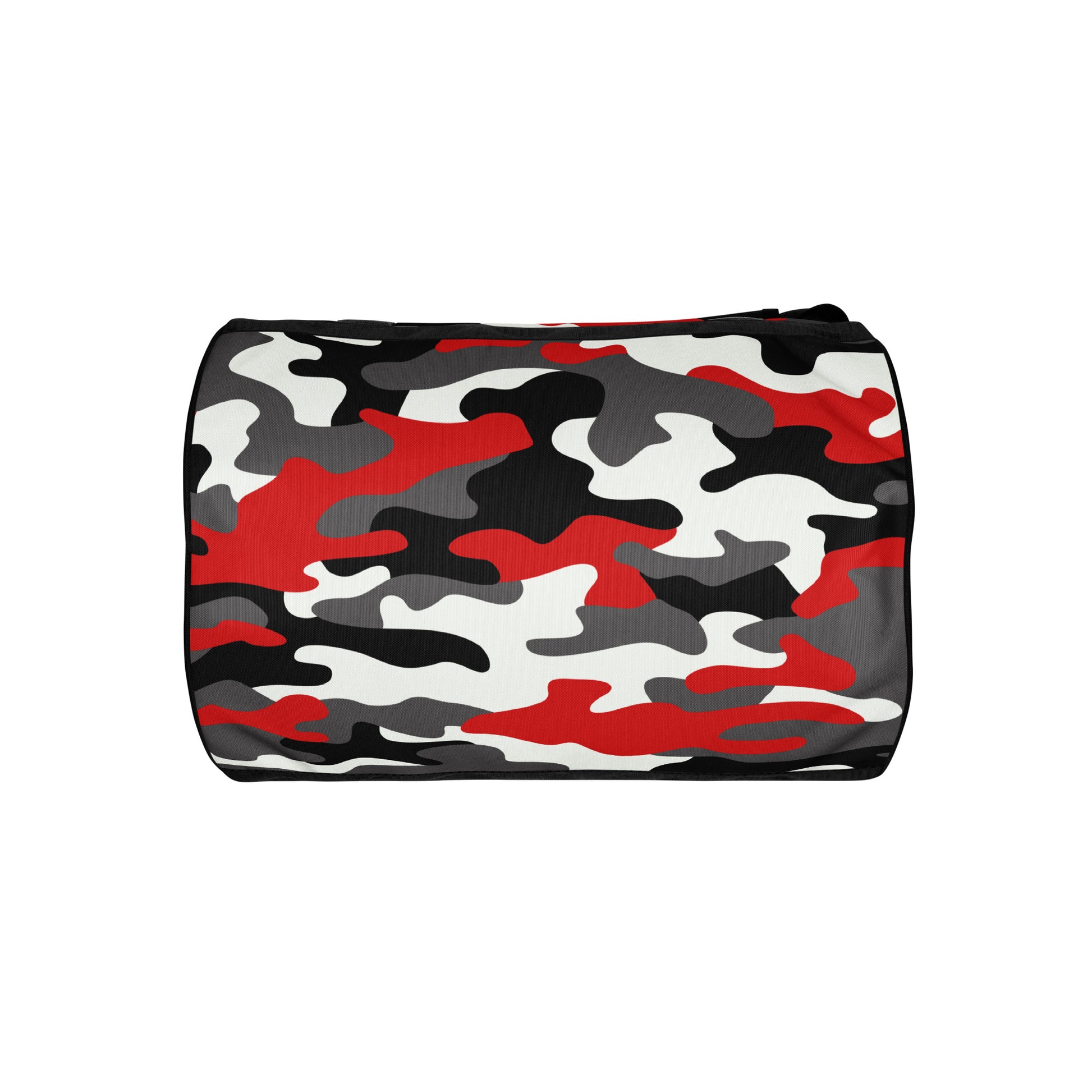 Camo Gym Bag | Red, Black & White Camouflage