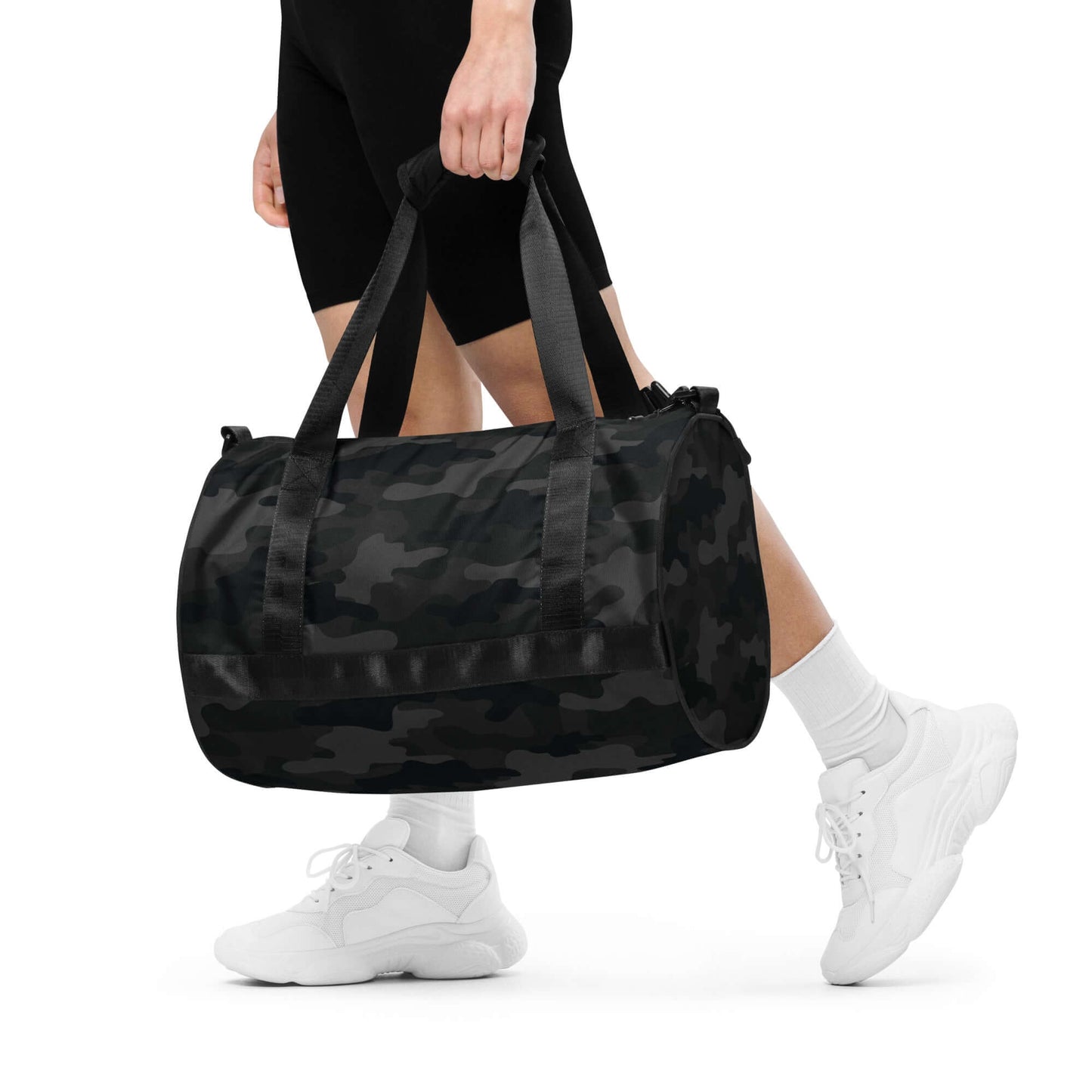 Camo Gym Bag | Black Camouflage