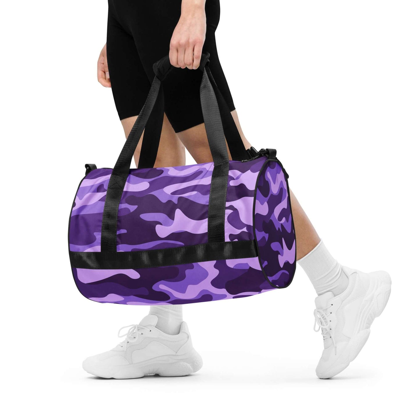 Camo Gym Bag | Purple, Blue & Mauve Camouflage