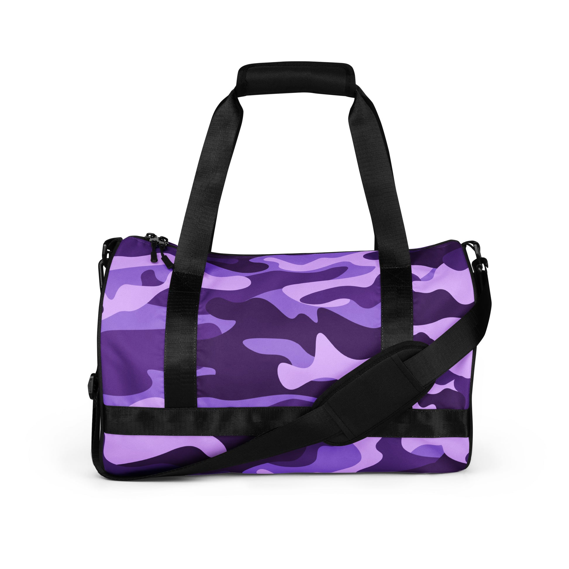 Camo Gym Bag | Purple, Blue & Mauve Camouflage