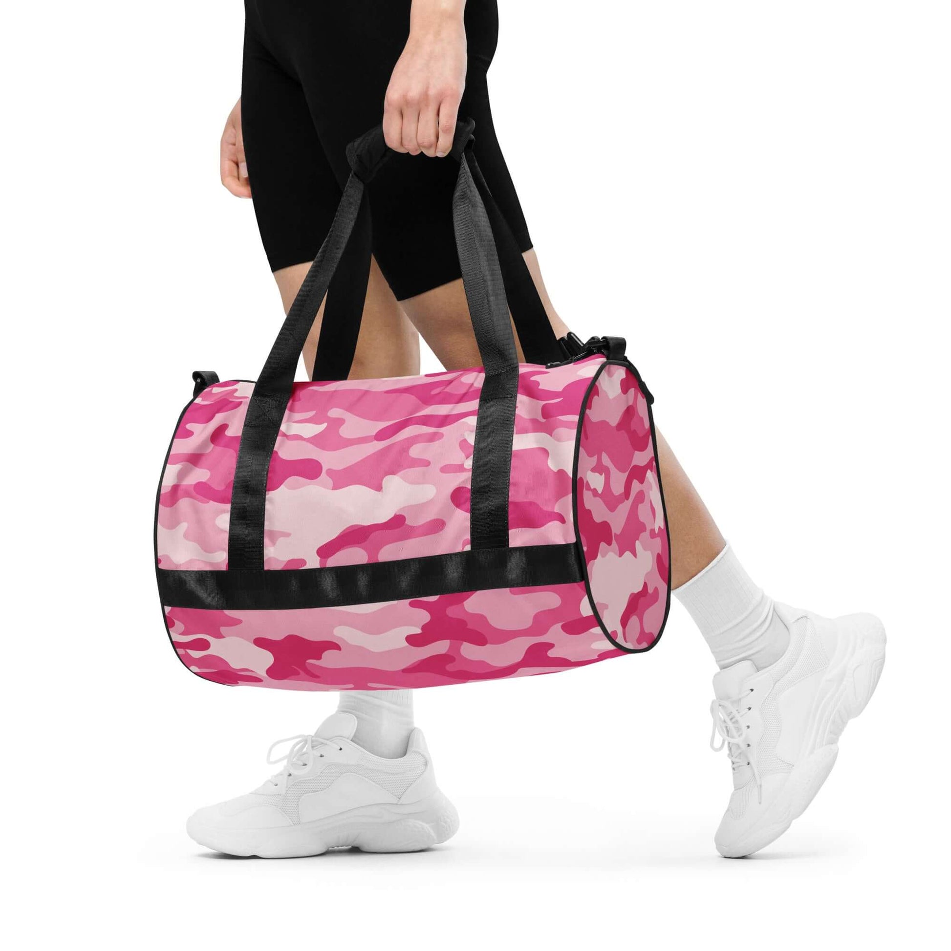 Camo Gym Bag | Lavender Pink Camouflage