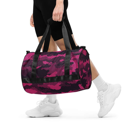 Camo Gym Bag | Pink Digital Camouflage