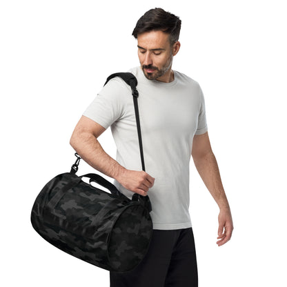 Camo Gym Bag | Black Camouflage