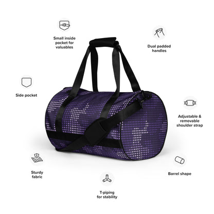 Camo Gym Bag | Blue Led Screen Camouflage