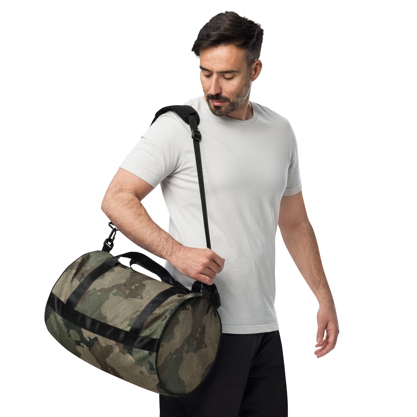 Camo Gym Bag | Dirty Old Brown Camouflage