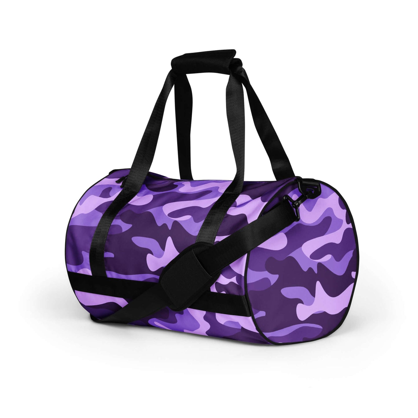 Camo Gym Bag | Purple, Blue & Mauve Camouflage