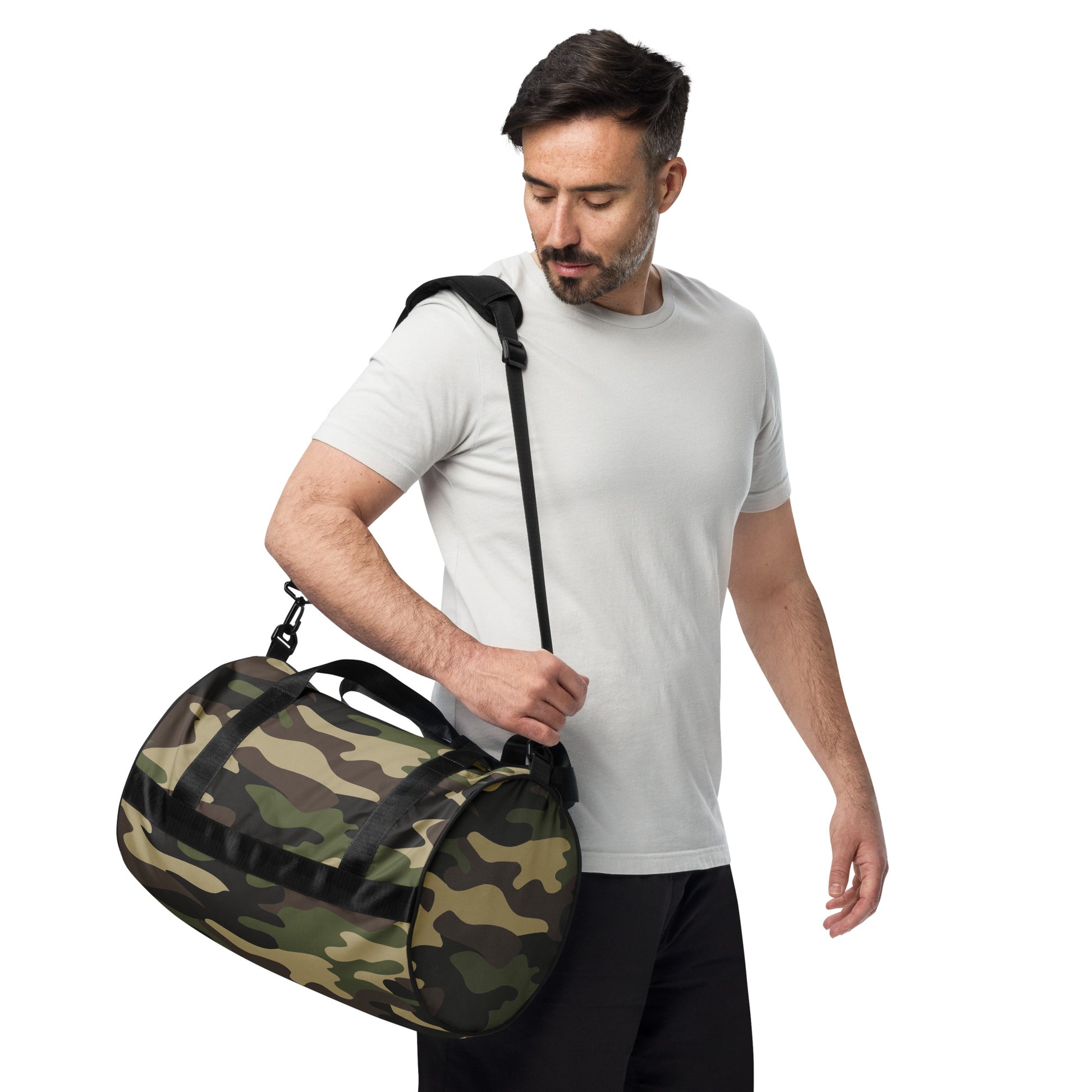 Camo Gym Bag | Classic Green Camouflage