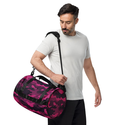 Camo Gym Bag | Pink Digital Camouflage