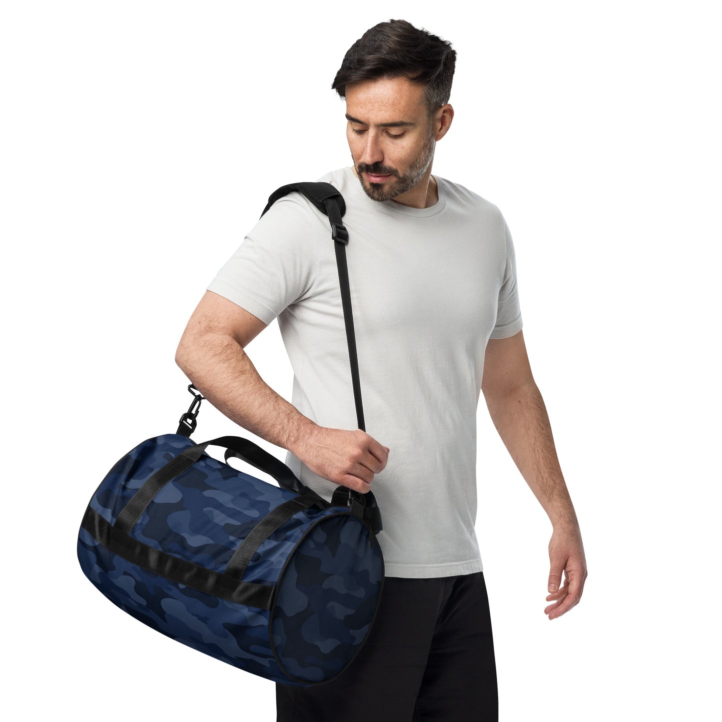 Camo Gym Bag | Deep Blue Camouflage