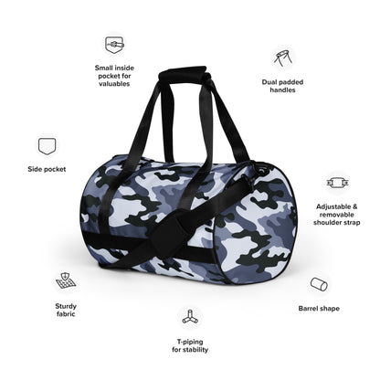 Camo Gym Bag | Light Blue Camouflage