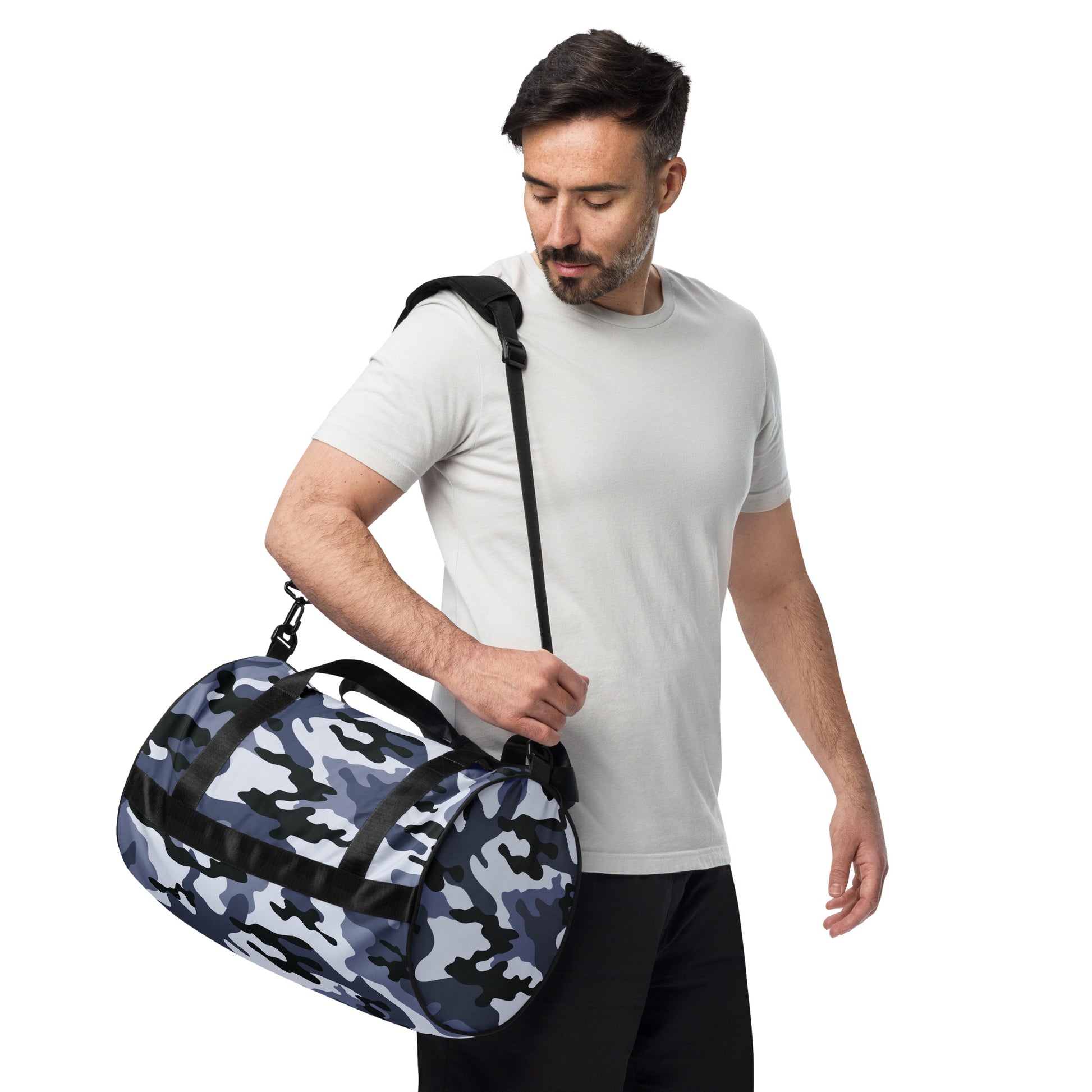 Camo Gym Bag | Light Blue Camouflage