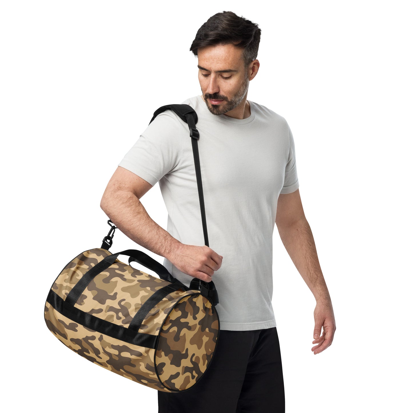 Camo Gym Bag | Khaki Camouflage