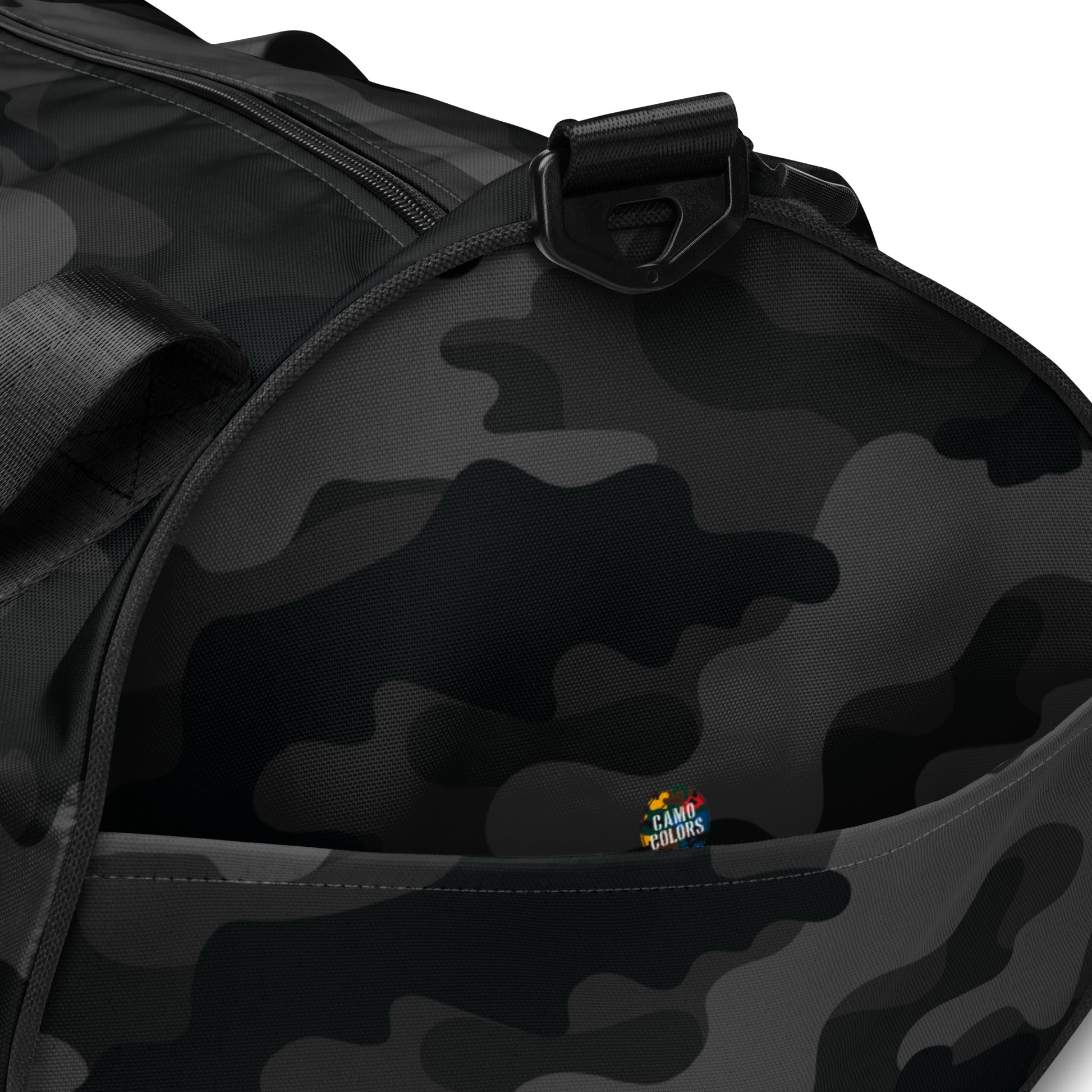 Camo Gym Bag | Black Camouflage