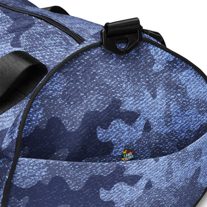 Camo Gym Bag | Denim Blue Camouflage