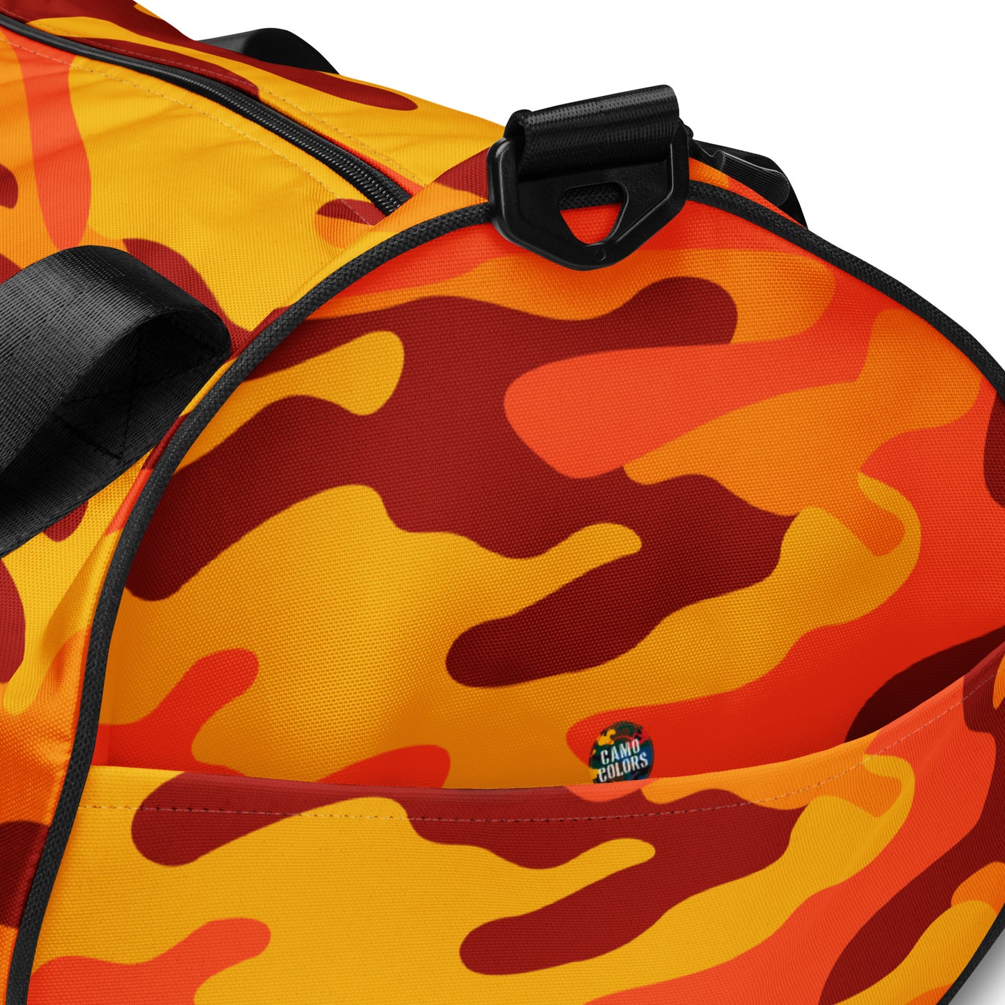 Camo Gym Bag | Orange & Red Camouflage