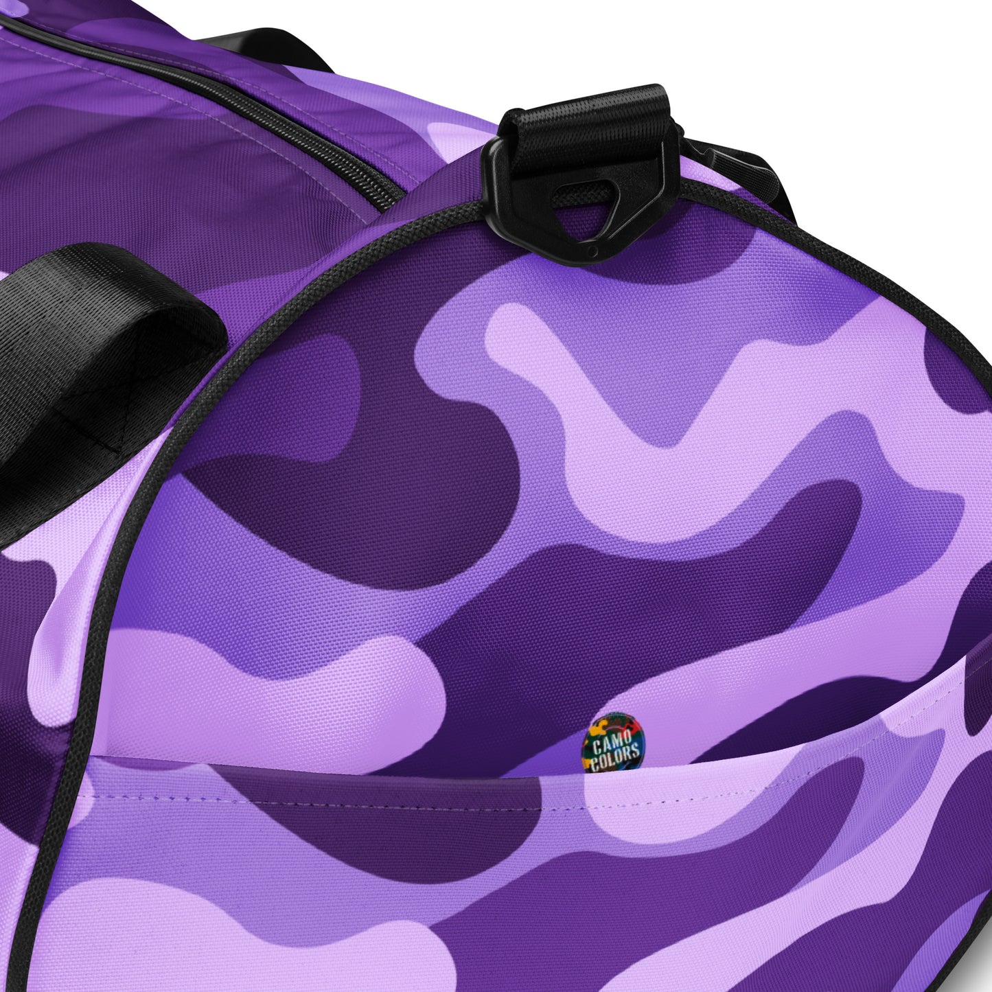 Camo Gym Bag | Purple, Blue & Mauve Camouflage