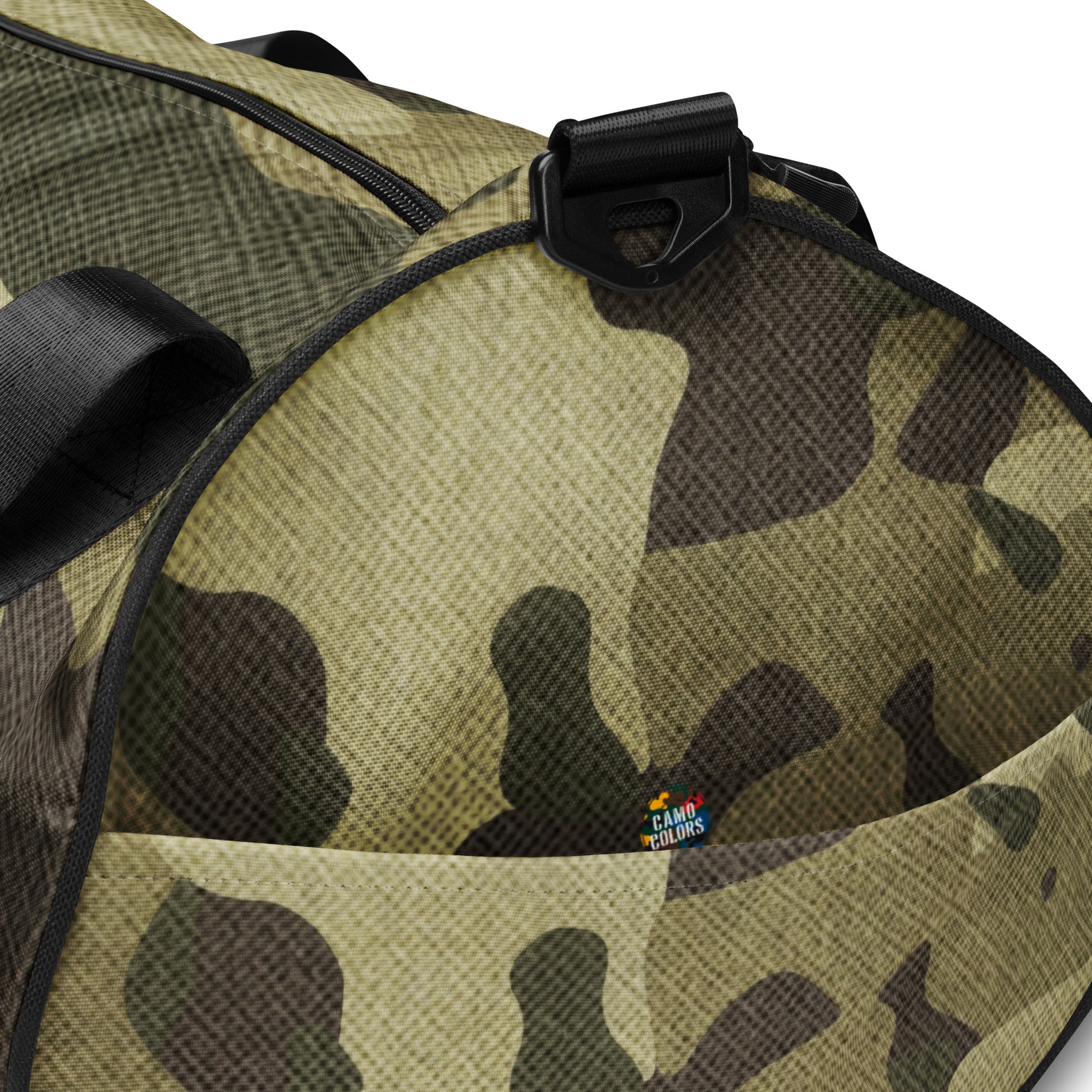 Camo Gym Bag | Green Fabric Camouflage