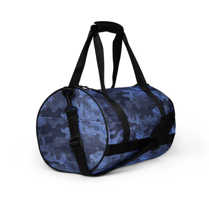 Camo Gym Bag | Denim Blue Camouflage