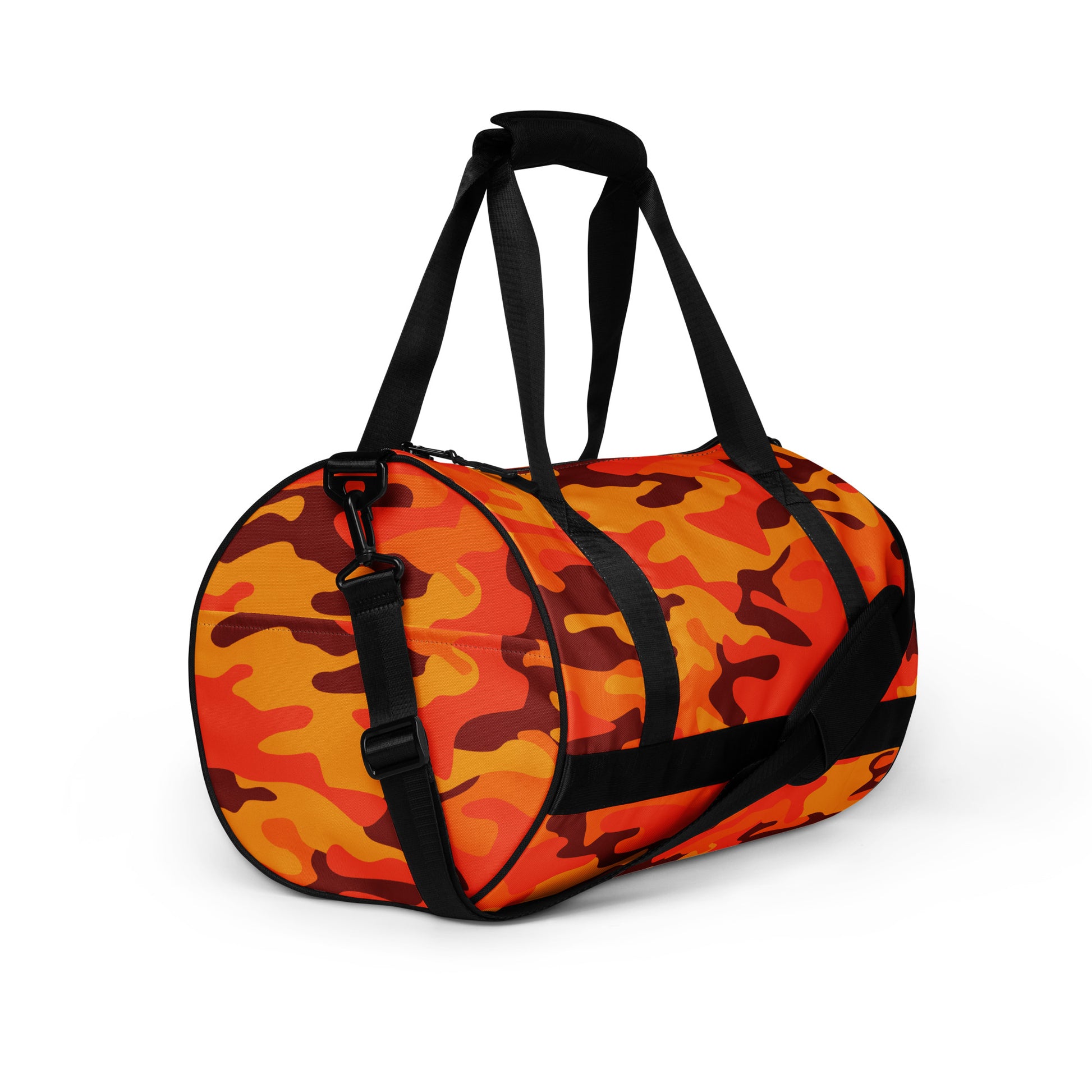 Camo Gym Bag | Orange & Red Camouflage