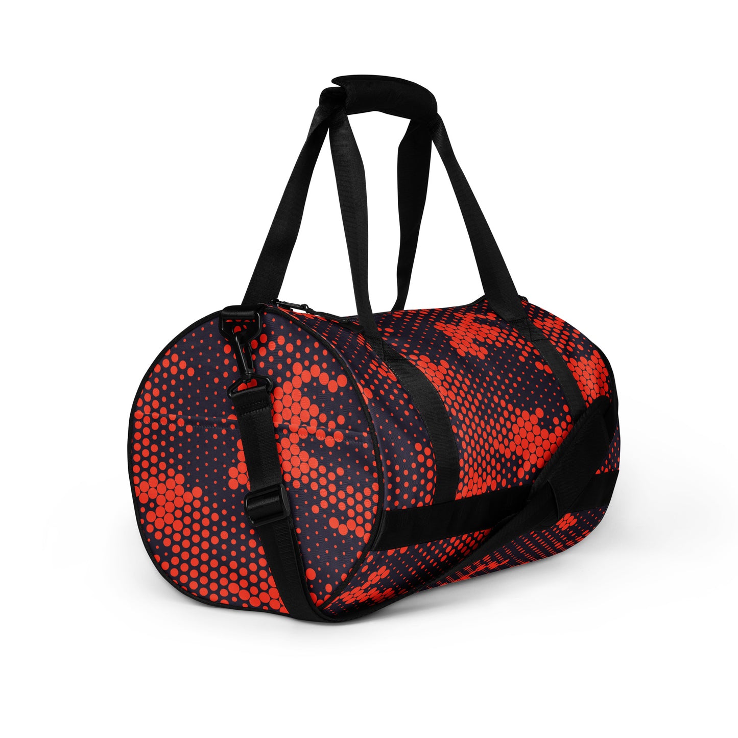 Camo Gym Bag | Orange & Blue Digital Camouflage