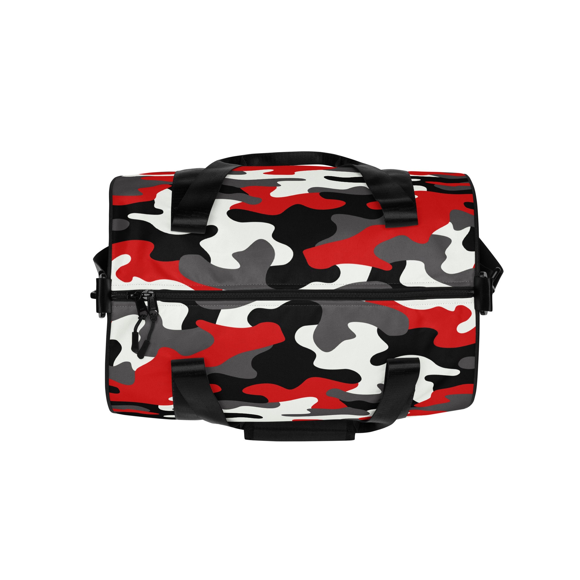 Camo Gym Bag | Red, Black & White Camouflage