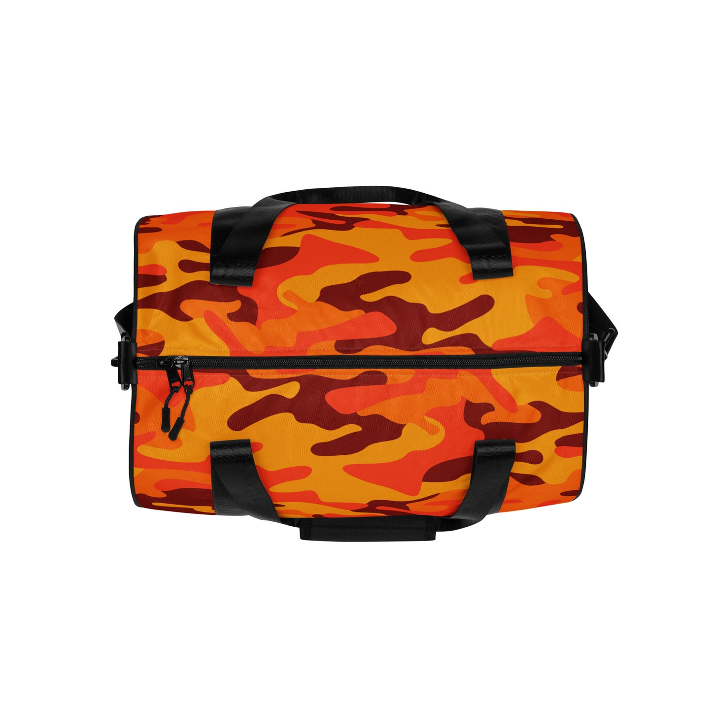 Camo Gym Bag | Orange & Red Camouflage