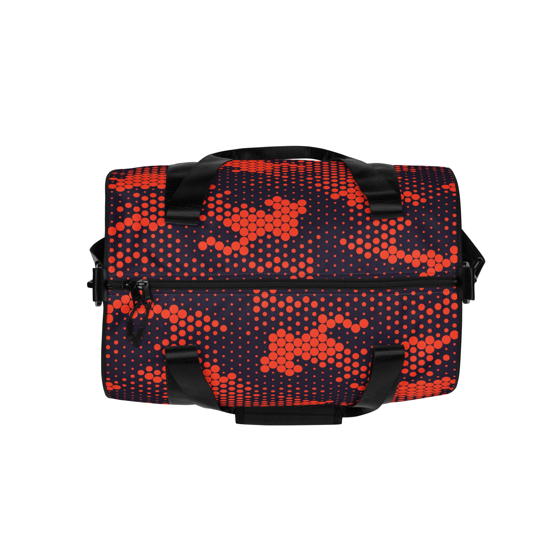 Camo Gym Bag | Orange & Blue Digital Camouflage