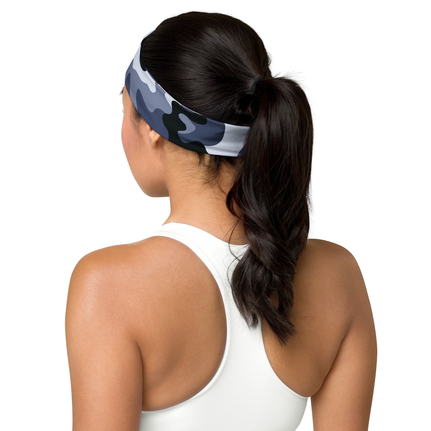 Camo Headband | Light Blue Camouflage