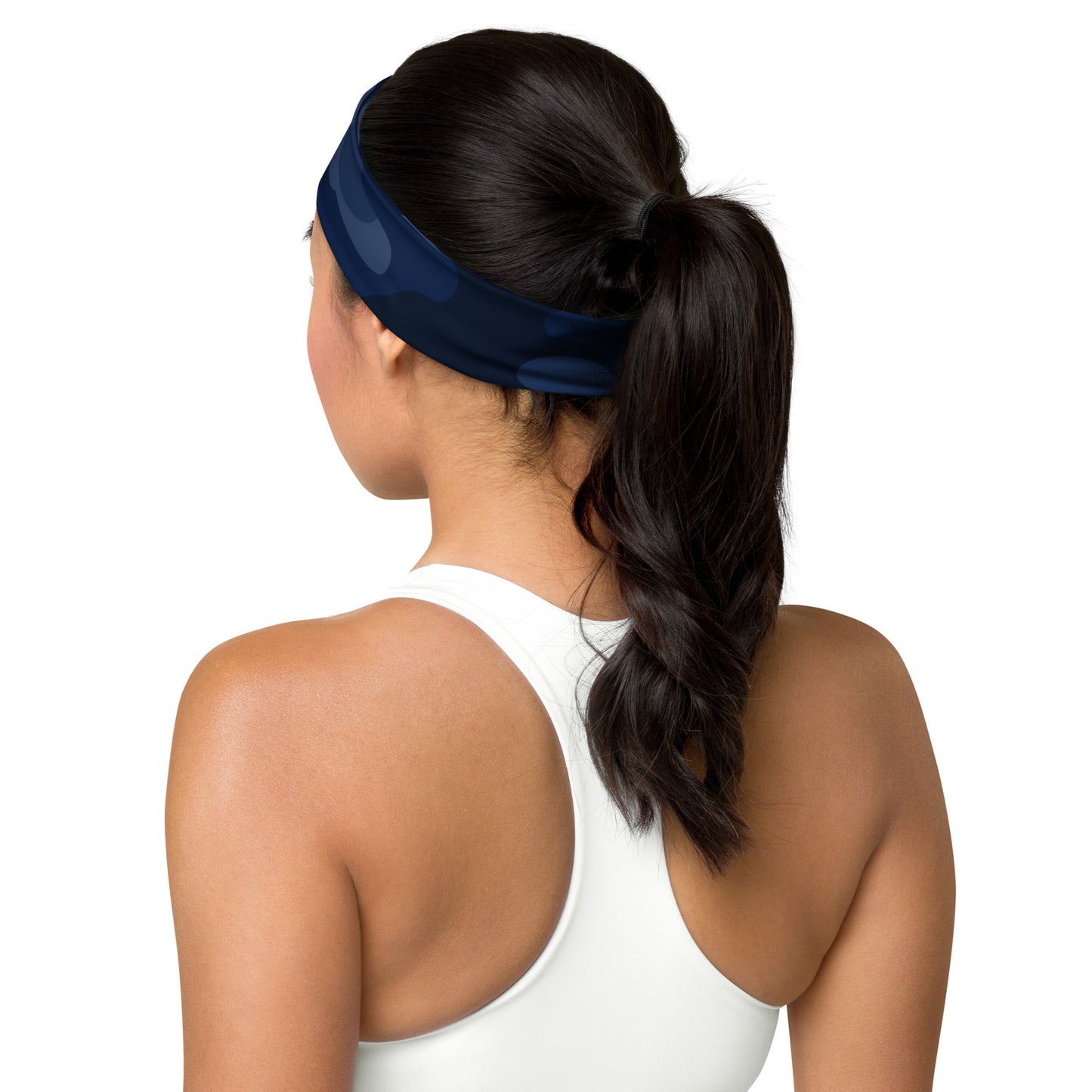 Camo Headband | Deep Blue Camouflage