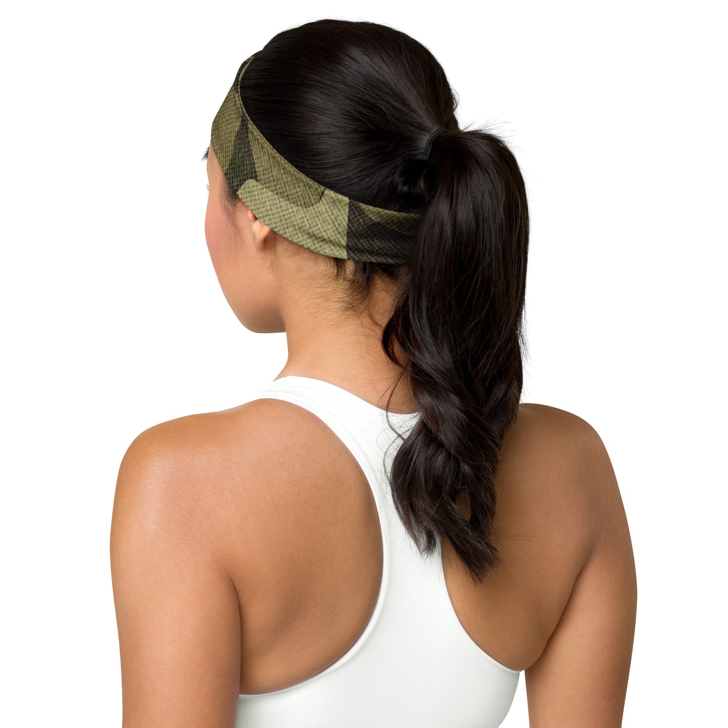 Camo Headband | Green Fabric Camouflage