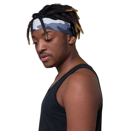 Camo Headband | Light Blue Camouflage