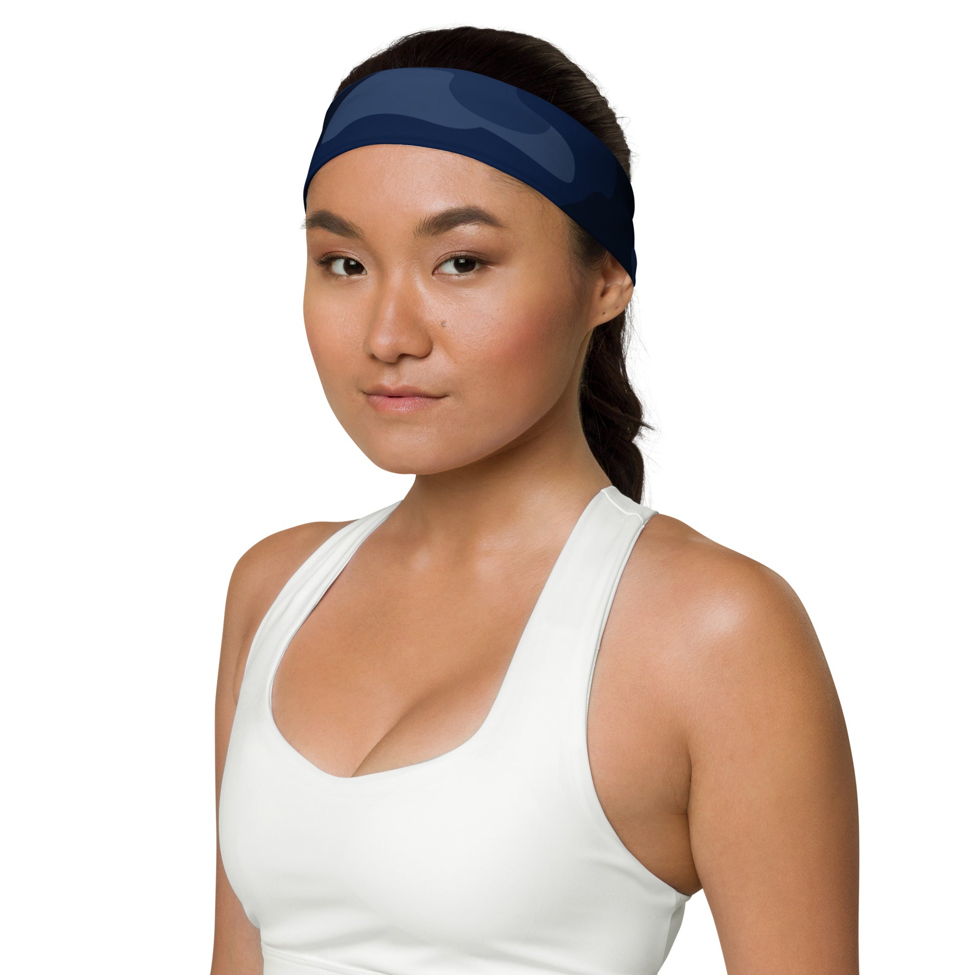 Camo Headband | Deep Blue Camouflage